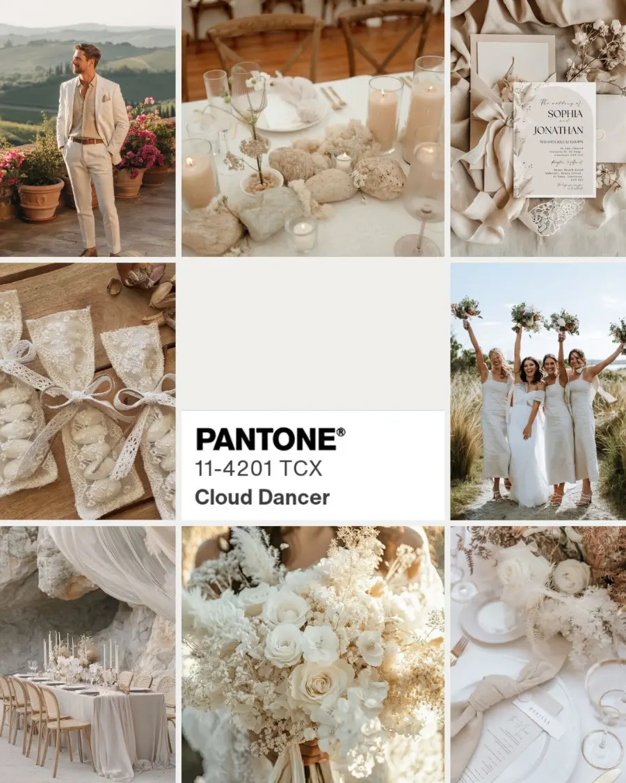 We Eventos rio de janeiro tendencias de cores 2026 casamento.